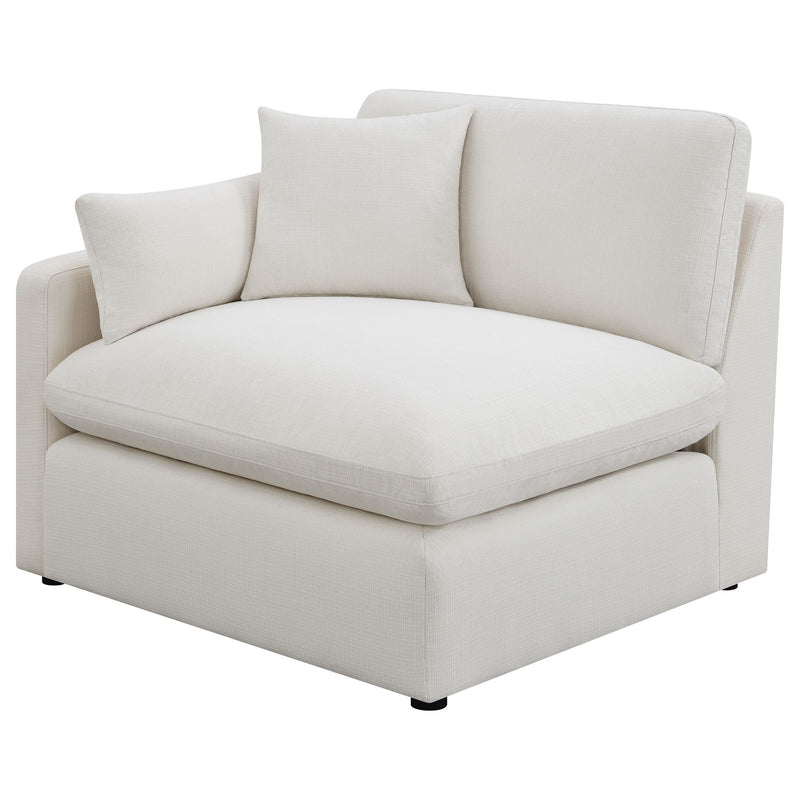 Hobson 6 piece Upholstered Modular Sectional Sofa Ivory