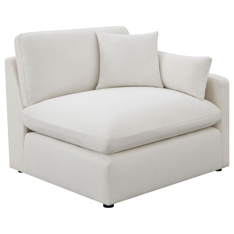 Hobson 6 piece Upholstered Modular Sectional Sofa Ivory