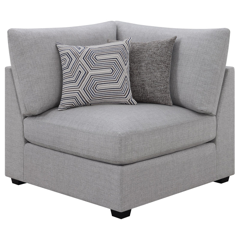 Cambria 6 piece Upholstered Modular Sectional Grey