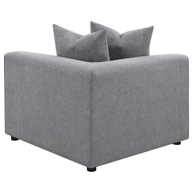 Jennifer 6 piece Upholstered Modular Sectional Grey