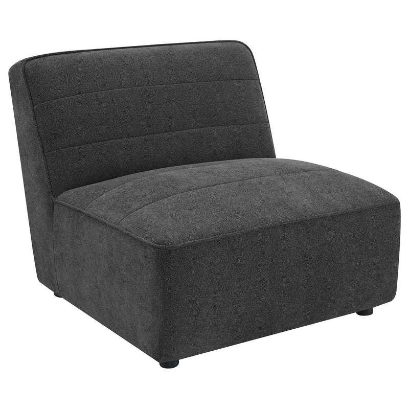 SUNNY Sunny 6-piece Upholstered Modular Sectional Sofa Charcoal 552081-SET