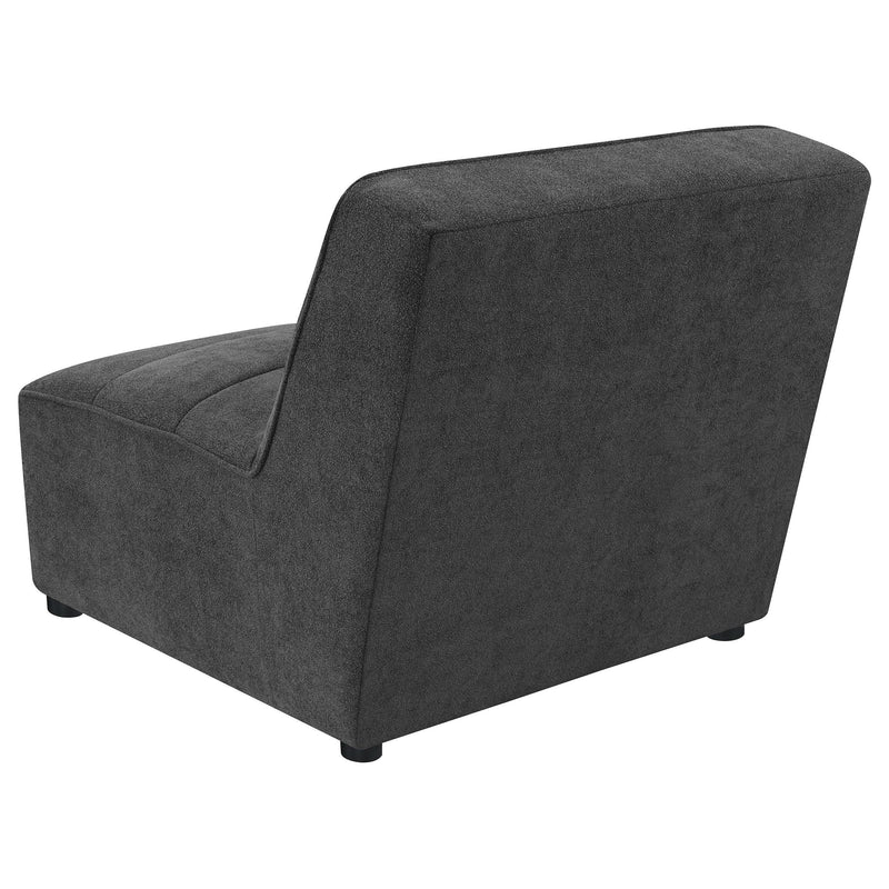 SUNNY Sunny 6-piece Upholstered Modular Sectional Sofa Charcoal 552081-SET