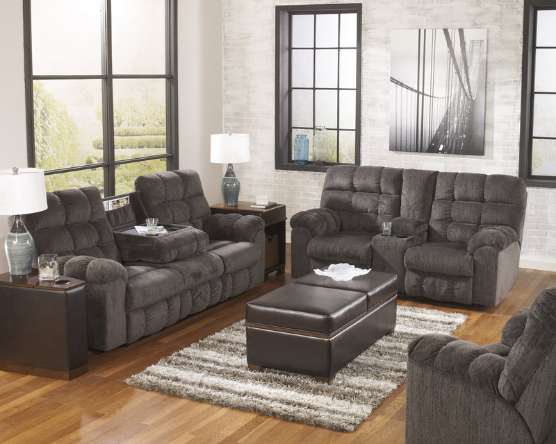 Acieona Slate Sofa And Loveseat