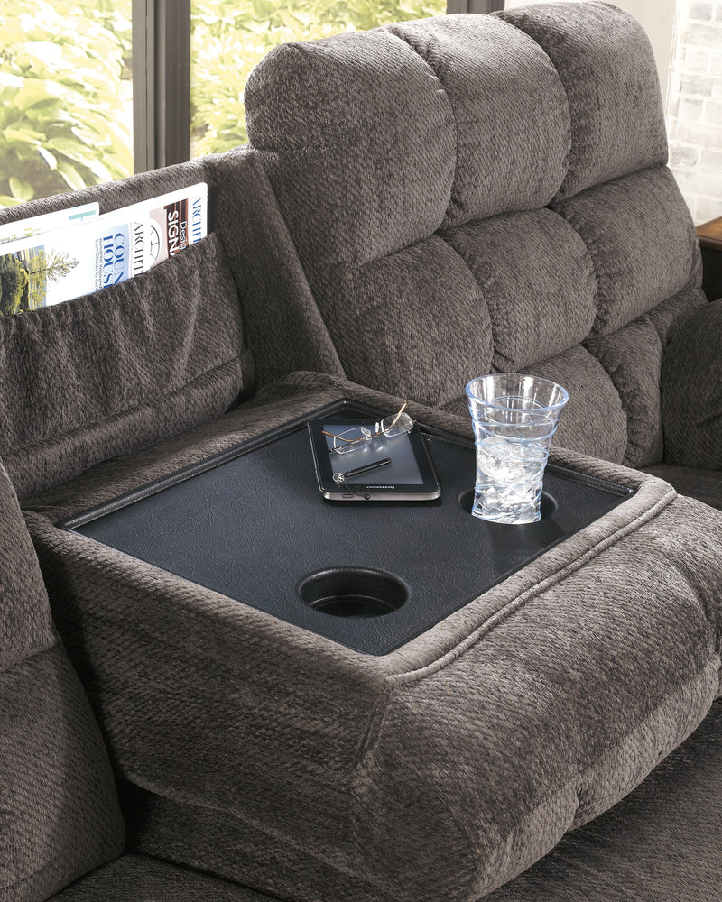 Acieona Slate Sofa Loveseat And Recliner