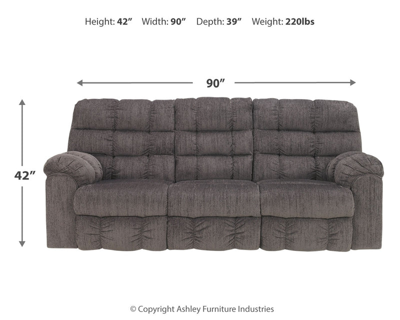 Acieona Slate Sofa Loveseat And Recliner