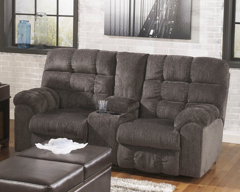 Acieona Slate Sofa Loveseat And Recliner