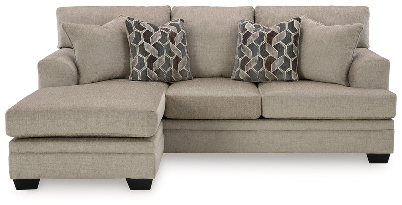 Stonemeade Taupe Sofa Chaise, Chair, and Ottoman