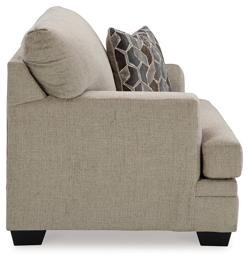 Stonemeade Taupe Chenille Oversized Chair