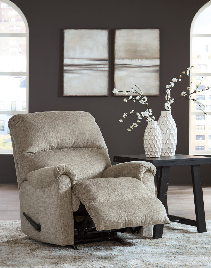 Stonemeade Taupe Chenille Recliner