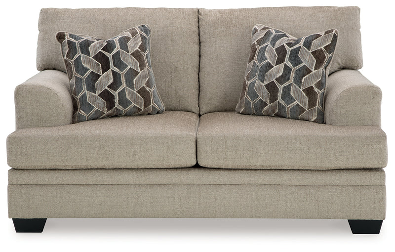 Stonemeade Taupe Sofa Loveseat Chair And Ottoman