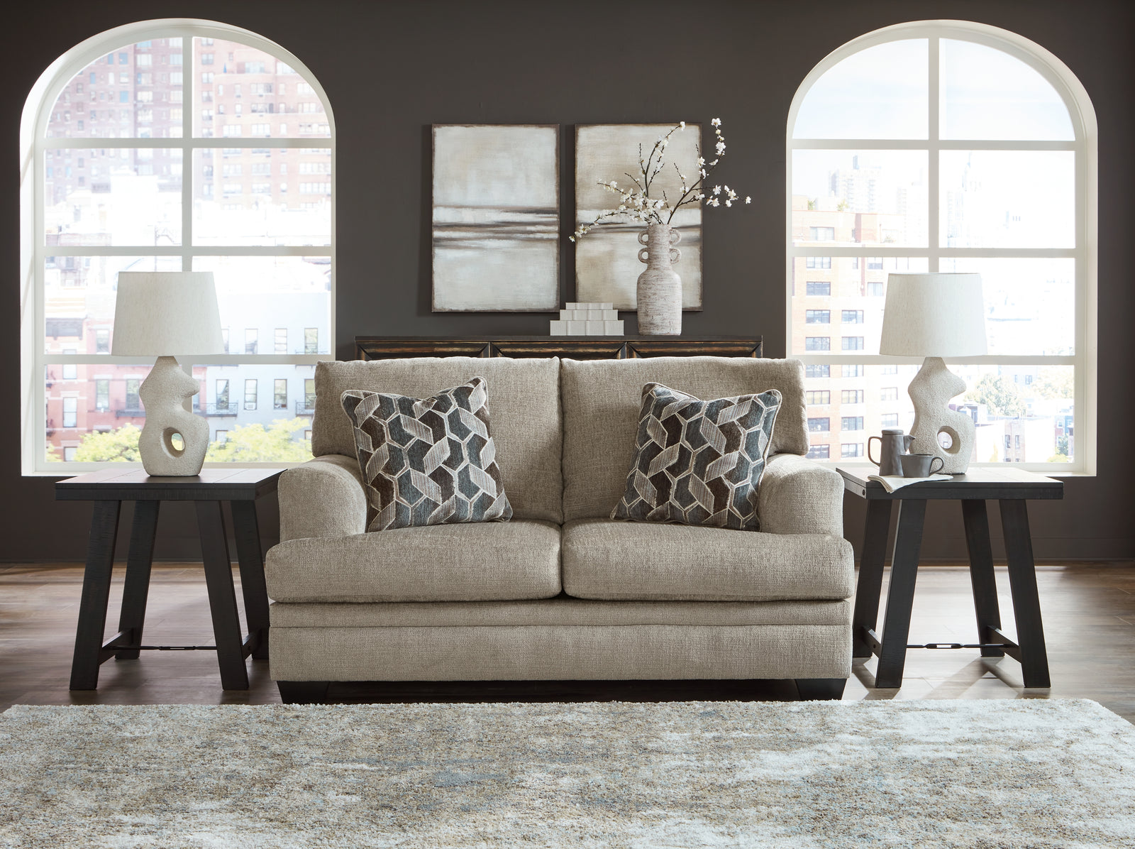 Stonemeade Taupe Chenille Loveseat [ETA: 06/22]