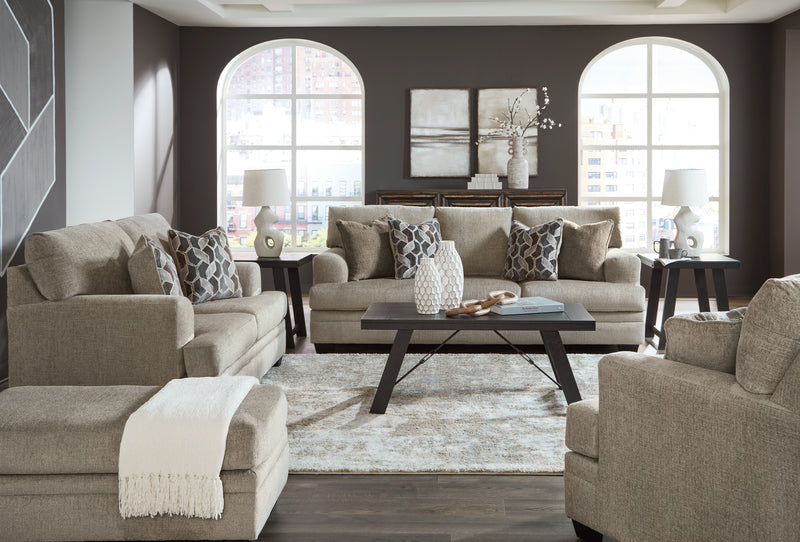 Stonemeade Taupe Sofa, Loveseat, Chair and Ottoman