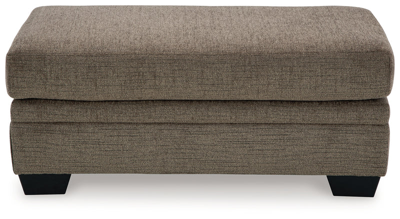 Stonemeade Nutmeg Chenille Ottoman