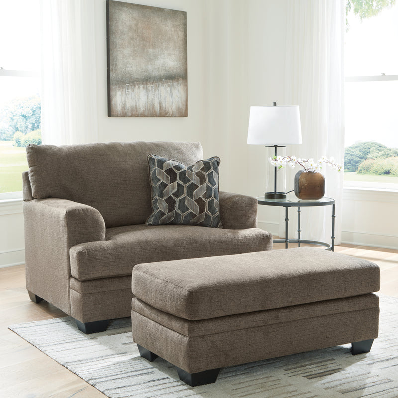 Stonemeade Nutmeg Sofa Loveseat Chair And Ottoman