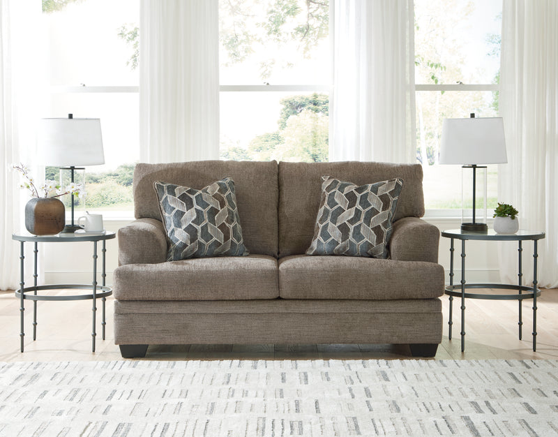 Stonemeade Nutmeg Sofa Loveseat Chair And Ottoman