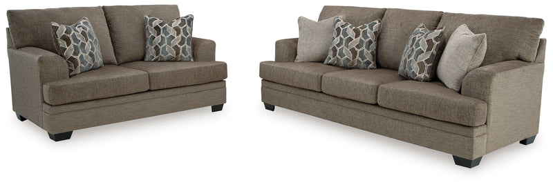 Stonemeade Nutmeg Sofa And Loveseat