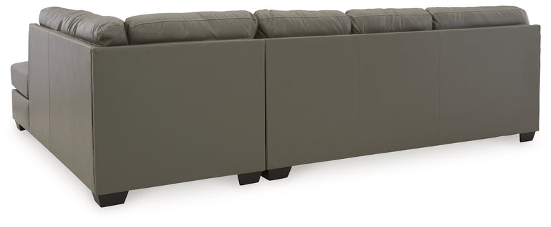 Donlen Gray 2-Piece Sectional With Chaise