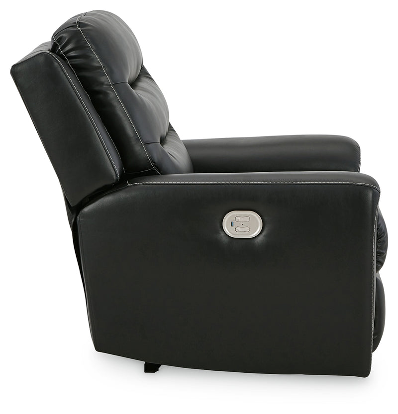 Warlin Black Sofa Loveseat And Recliner