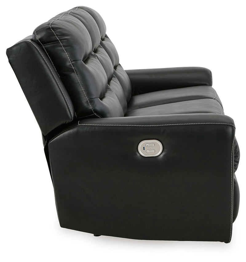 Warlin Black Sofa Loveseat And Recliner