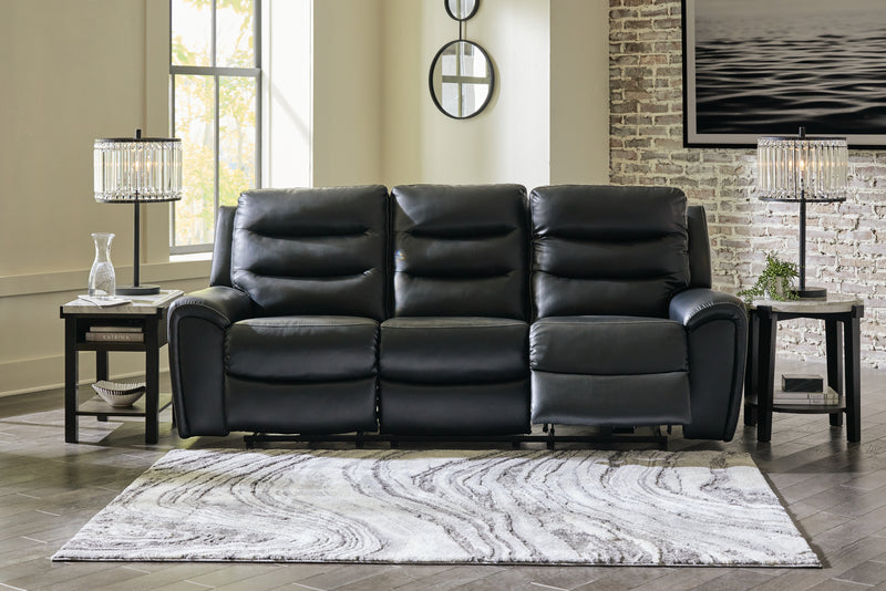 Warlin Black Sofa Loveseat And Recliner