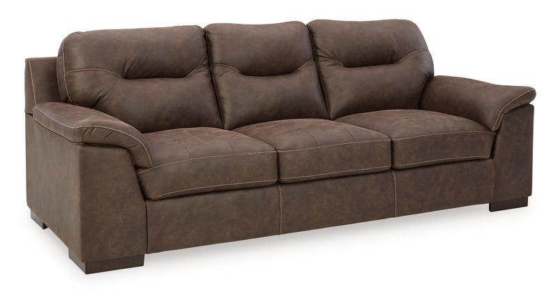 Maderla Walnut Sofa And Loveseat