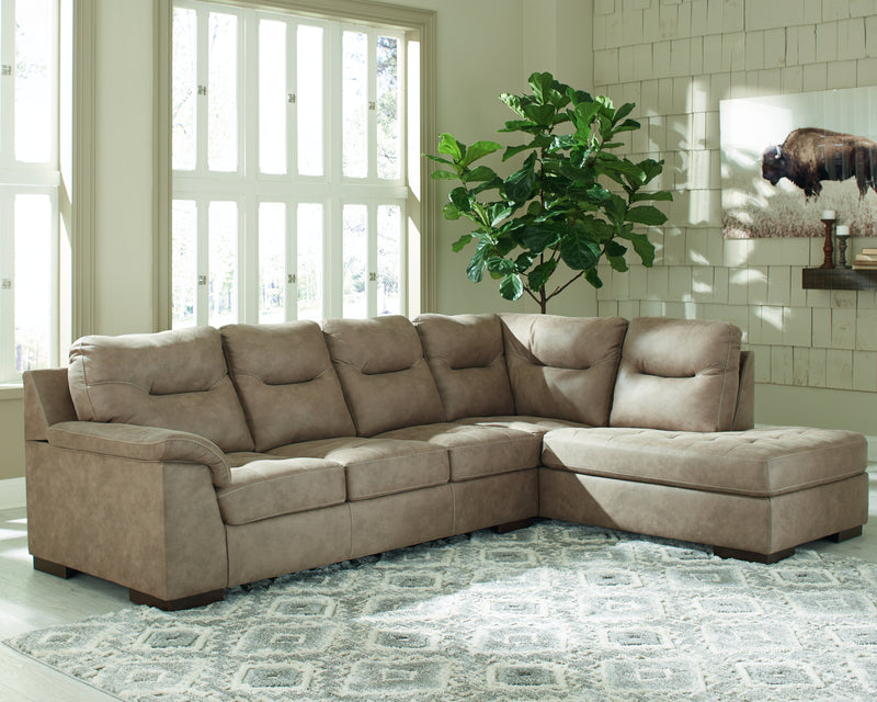 Maderla Pebble 2-Piece Sectional With Chaise 62003S2