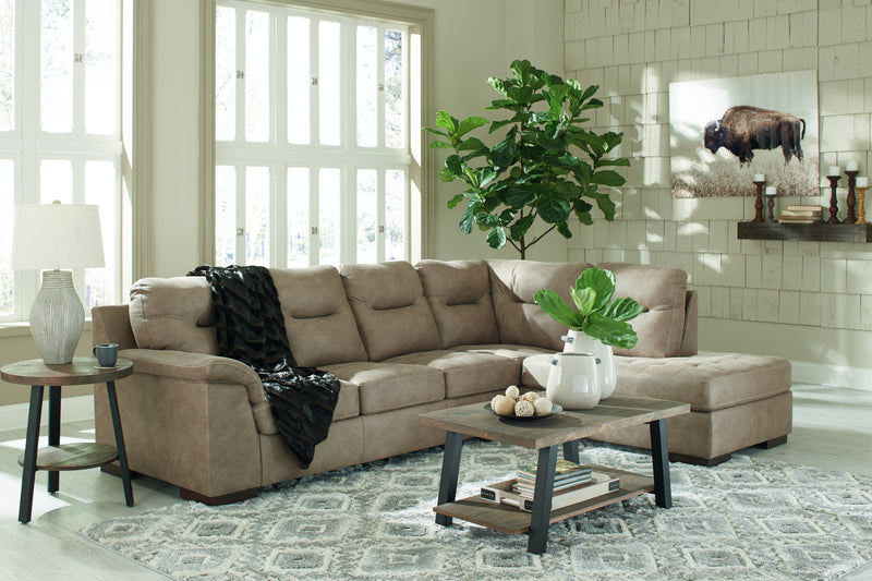 Maderla Pebble 2-Piece Sectional With Chaise 62003S2