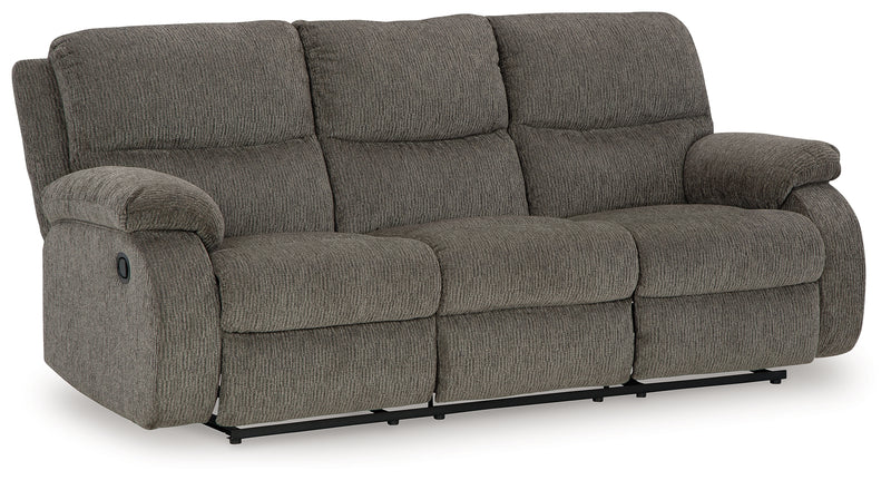 Scranto Brindle Microfiber Reclining Sofa