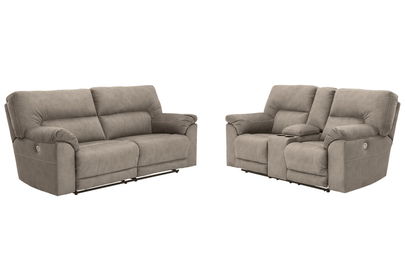 Cavalcade Slate Sofa And Loveseat