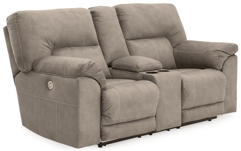 Cavalcade Slate Sofa Loveseat And Recliner