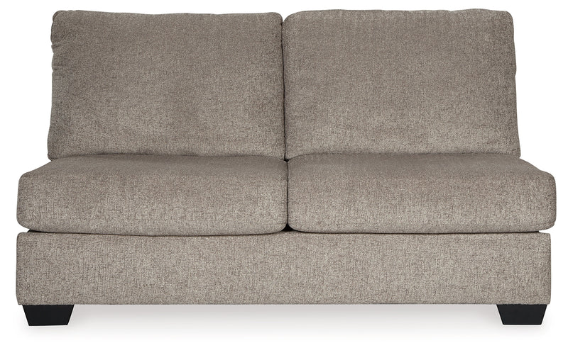 Ballinasloe Platinum 3-Piece Sectional With Ottoman