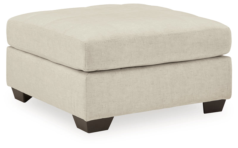 Falkirk Parchment 2-Piece Sectional With Ottoman