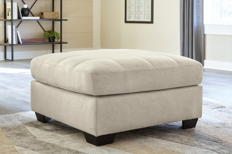 Falkirk Parchment 2-Piece Sectional With Ottoman