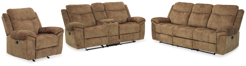 Huddle-up Nutmeg Sofa Loveseat And Recliner