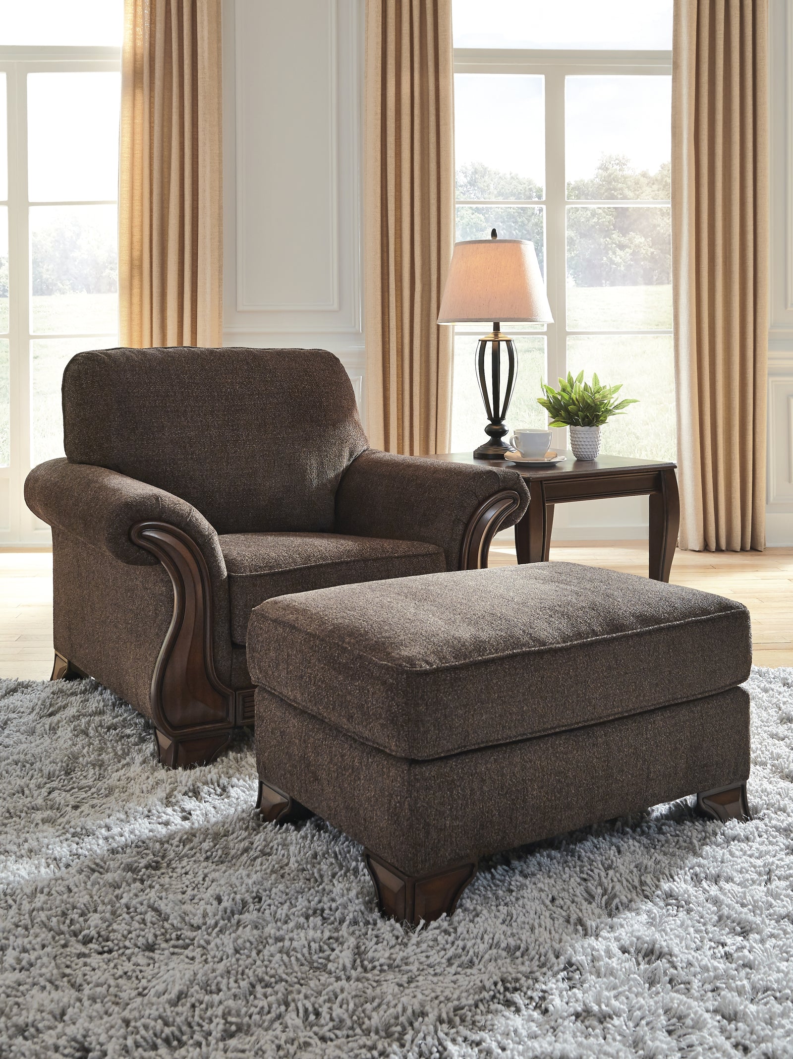 Miltonwood Teak Chair And Ottoman