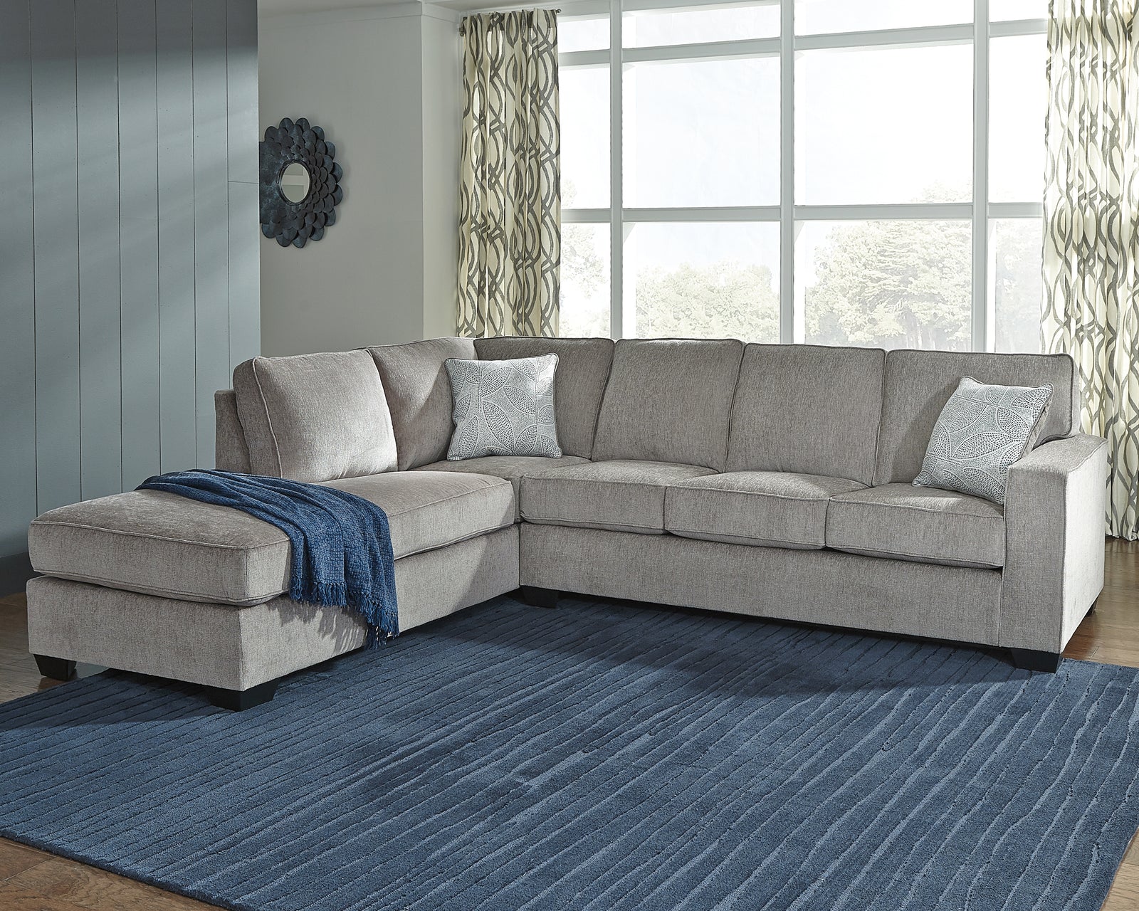 Altari Alloy Chenille 2-Piece Sectional With Chaise 87214S1