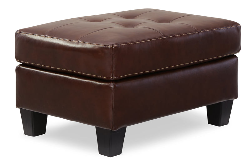 Altonbury Walnut Chair And Ottoman