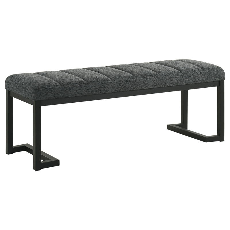 Mesa Upholstered Entryway Accent Bench Charcoal 907516