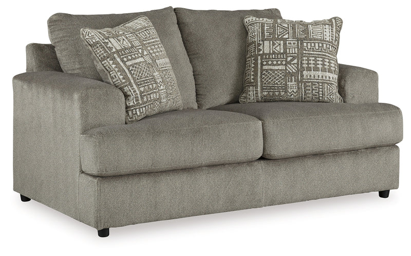 Soletren Ash Velvet Loveseat