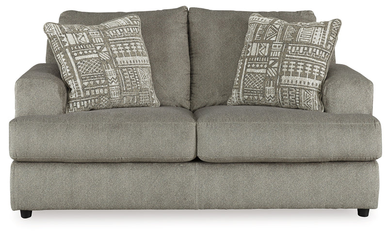 Soletren Ash Velvet Loveseat