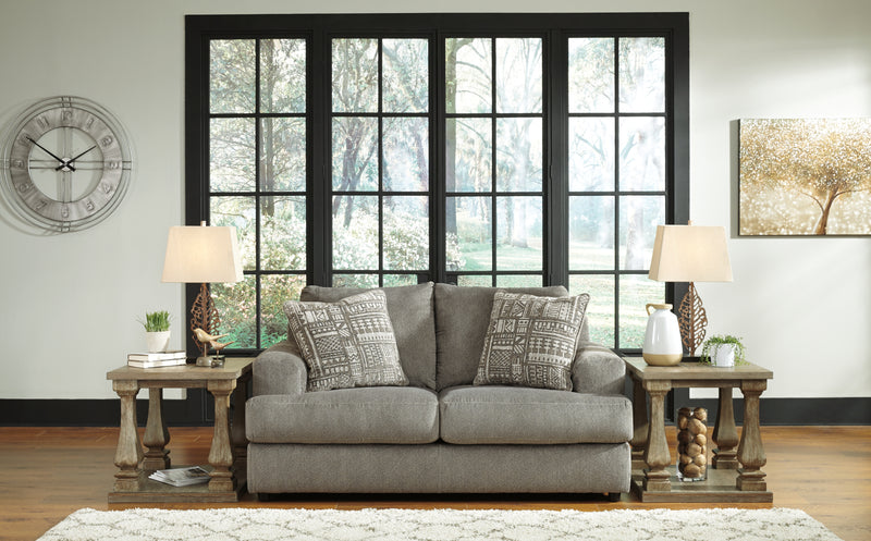 Soletren Ash Velvet Loveseat