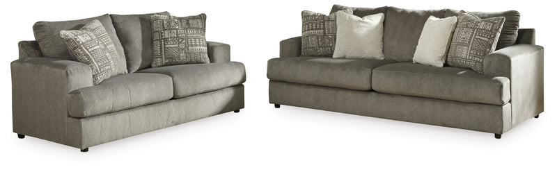 Soletren Ash Sofa And Loveseat