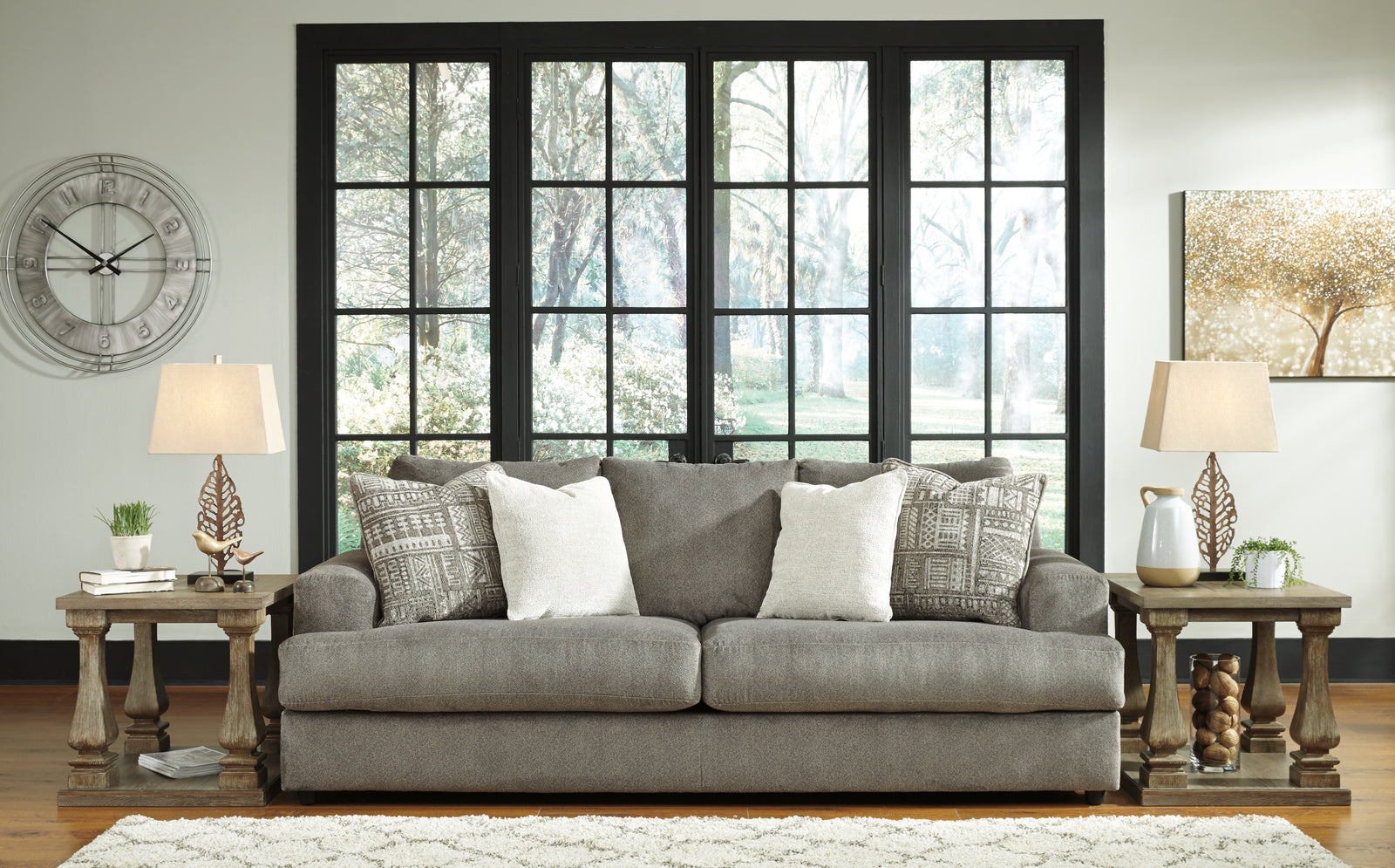 Soletren Ash Velvet Sofa