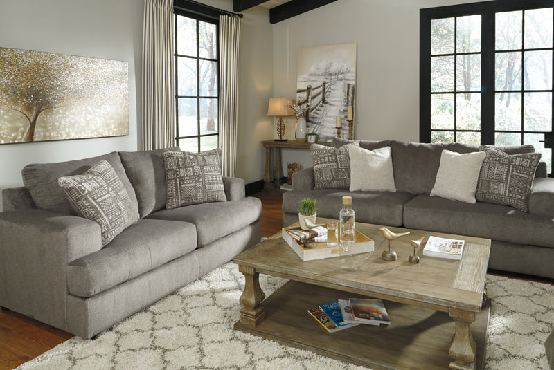 Soletren Ash Velvet Loveseat