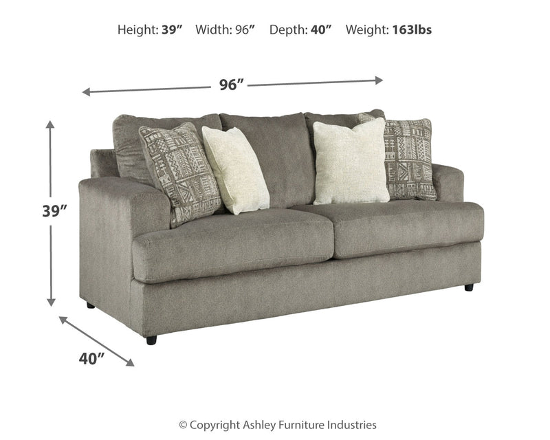 Soletren Ash Sofa And Loveseat