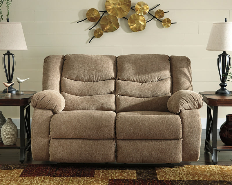 Tulen Mocha Sofa Loveseat And Recliner