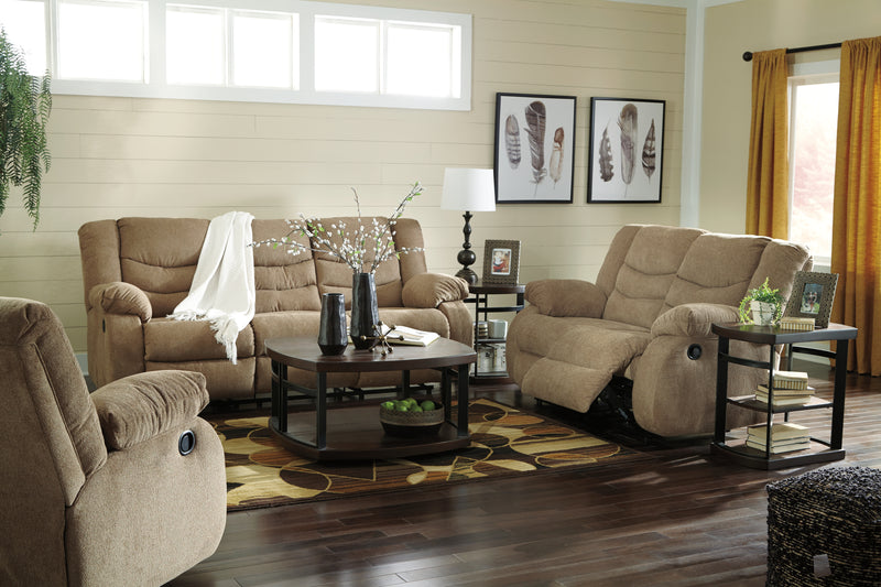 Tulen Mocha Sofa Loveseat And Recliner