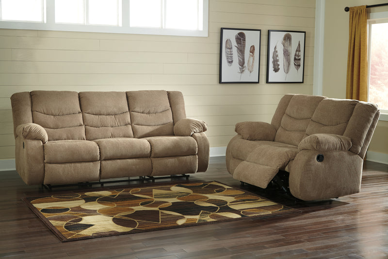 Tulen Mocha Sofa And Loveseat