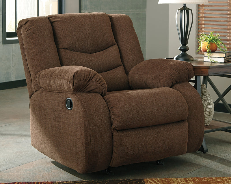 Tulen Chocolate Sofa Loveseat And Recliner