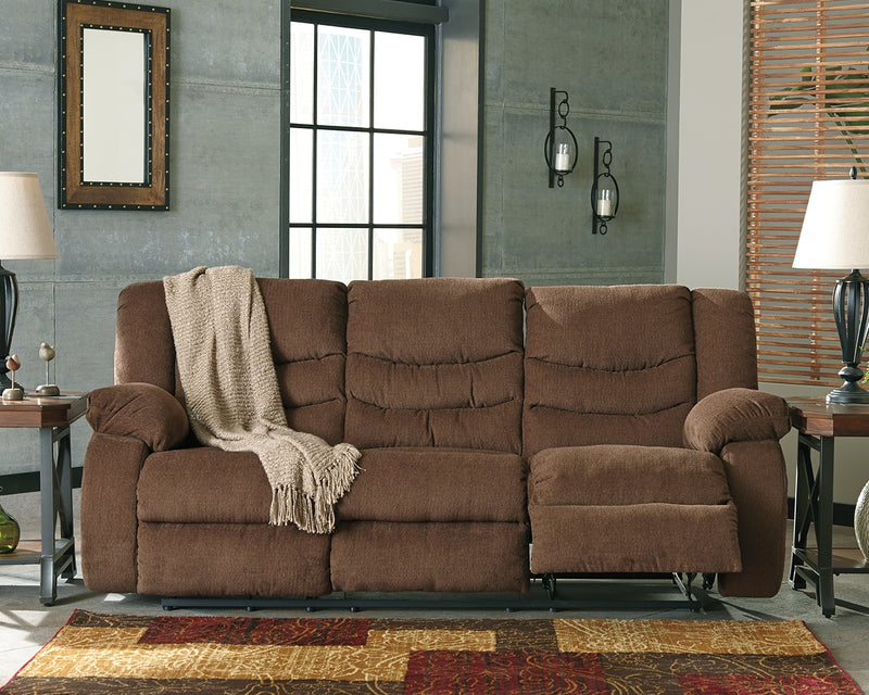 Tulen Chocolate Sofa And Loveseat